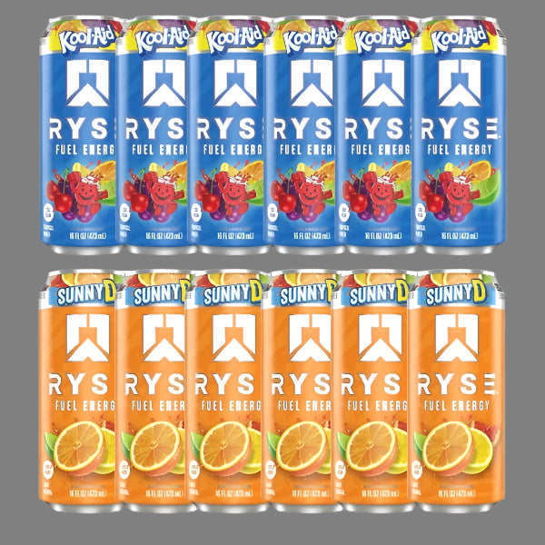 Paquete Ryse Fuel 12 unidades - Orange & Fruit Punch