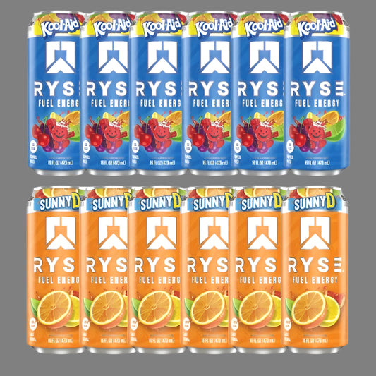 Paquete Ryse Fuel 12 unidades - Orange & Fruit Punch