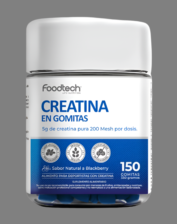 Creatina en Gomitas 150 Gummies - Foodtech